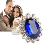 
    1:1 Size Royal Heirloom Replica William Kate Engagement Ring Diana Wedding Ring WNL-35221
  