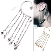 Tassels Style Skull Heads Design Ear Drop Earrings Ear Pendants Jewelry for Woman Lady NAF-111500