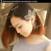 Stylish Leaf-shaped Ear-hook Earring Eardrop Jewelry Ear Ornament for Girls Women Lady NAF-119960