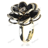 Delicate Flower Design Finger Ring Ornamental Jewelry Finger Decor for Lady WNL-74139
